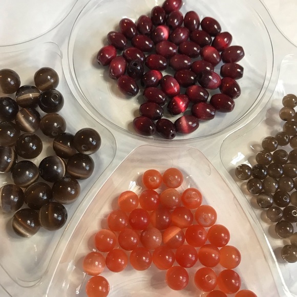 Cats Eye glass beads - Picture 7 of 7